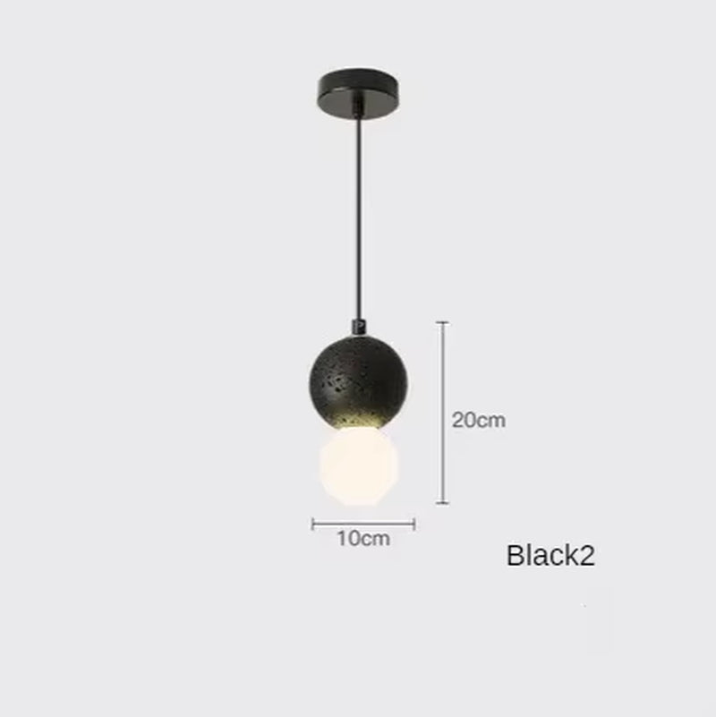 Minimalist Creative LED Pendant Lights Nordic Glass Lamp Shade Chandelier Bedroom Restaurant Kitchen Decor Hanging Light