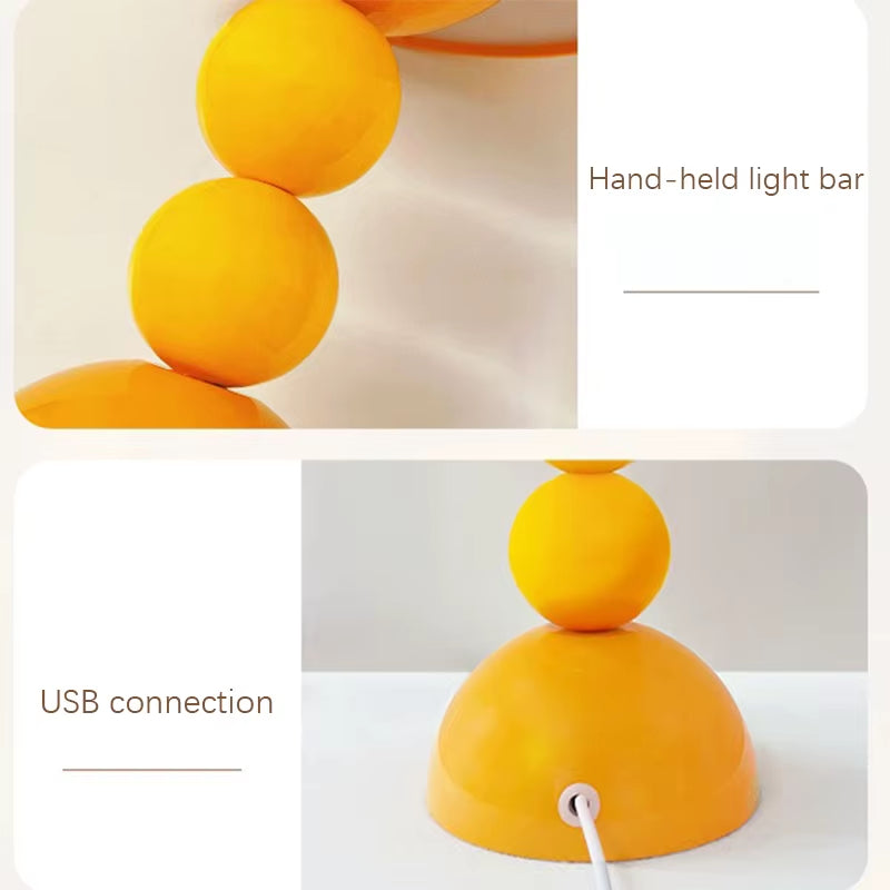 Nordic LED Flowers Table Lamp USB Dimmable for Home Living Table Bedroom Bedside Room Decoration LED Night Lamps Desk Light