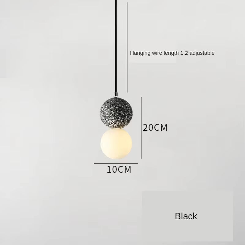 Minimalist Creative LED Pendant Lights Nordic Glass Lamp Shade Chandelier Bedroom Restaurant Kitchen Decor Hanging Light