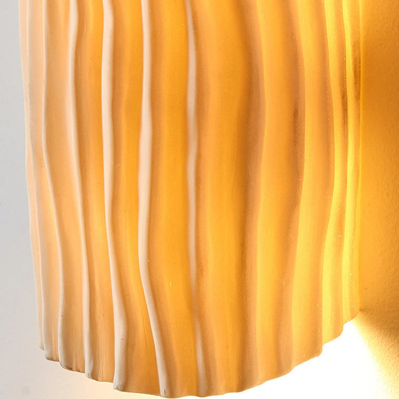 Modern Colorful Resin Wall Lamp G9 Bulb Parlor Bedroom Stairs Aisle Lighting Fixtures White Red Green Gray Body Dropshipping