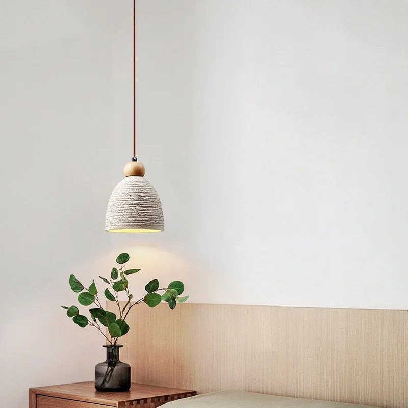 Concrete Cement LED Pendant Lamp Balcony Dining Living Room Home Decoration Creative Hanging Lights Fixtures Lamparas