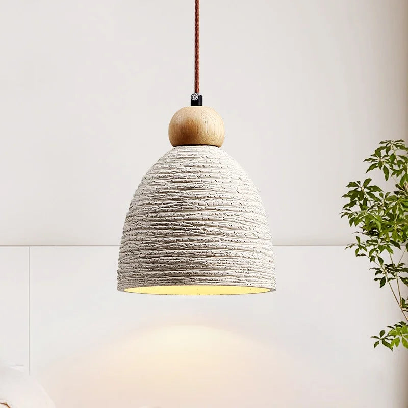 Concrete Cement LED Pendant Lamp Balcony Dining Living Room Home Decoration Creative Hanging Lights Fixtures Lamparas
