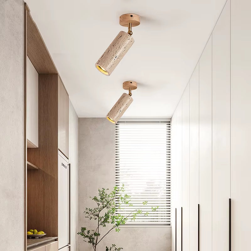 Home Lighting LED Ceiling Lights Fixtures Spot Light Aisle Corridor Hallway Natural Stone Modern Ceiling Lamp Plafondlamp