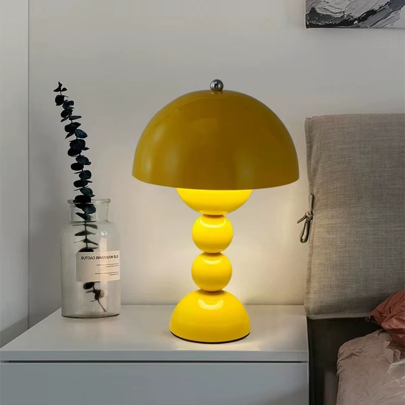 Nordic LED Flowers Table Lamp USB Dimmable for Home Living Table Bedroom Bedside Room Decoration LED Night Lamps Desk Light